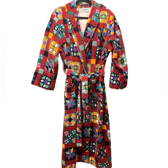 L.L. Bean Other - Vintage LL Bean 100% cotton terry cloth robe, unisex,size small